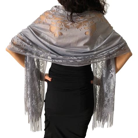 grey shawl wedding
