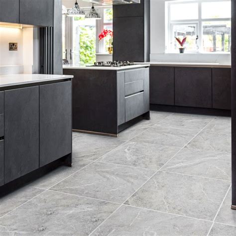Grey Stone Effect Tiles