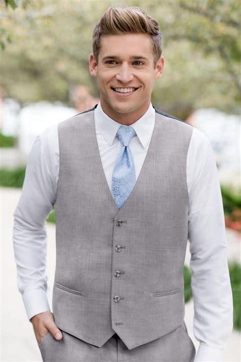 Grey Suit With Grey Vest