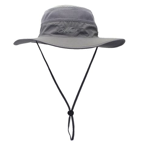 grey sun hat