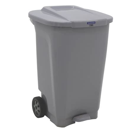 Grey Trash Bin