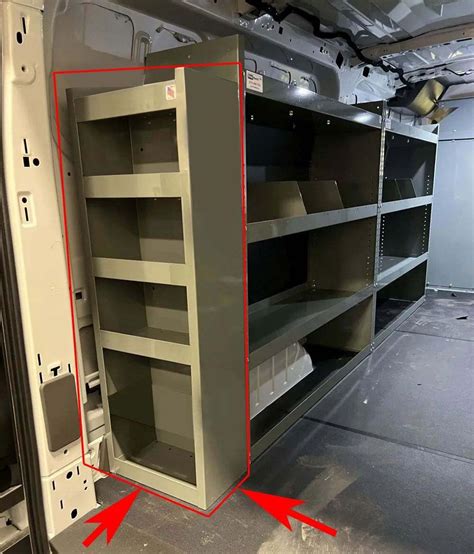 Grey Van Shelving
