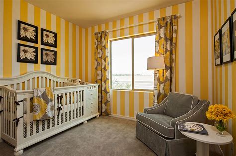 Grey and Yellow Nursery Yellow nursery, Baby room decor, Nursery twins