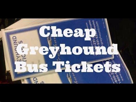 greyhound bus tickets 1 way