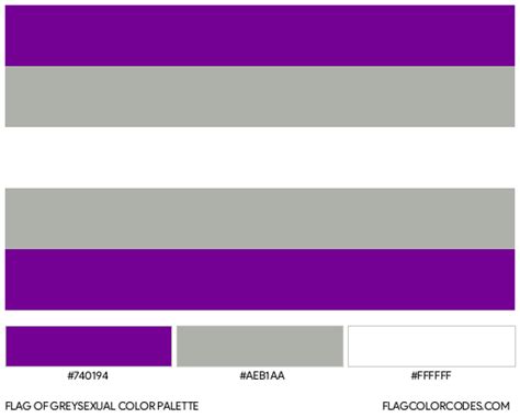 greysexual flag color meaning