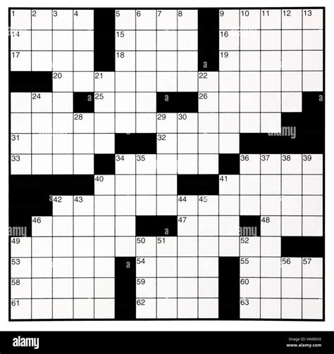 grid for crossword puzzle