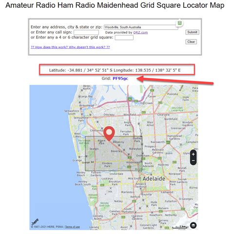 grid locator by address