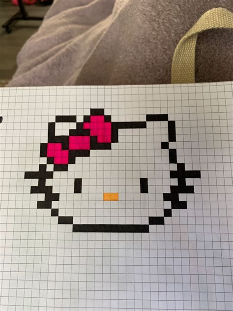 Grid Paper Hello Kitty