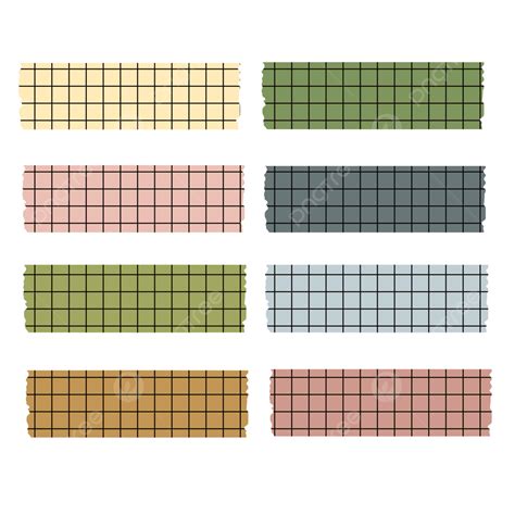 Grid Washi Tape Printable