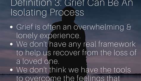 Grief Definition Poem Types Of Yes There's More Than One Counseling Counseling