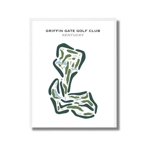 Griffin Gate Golf Course Map