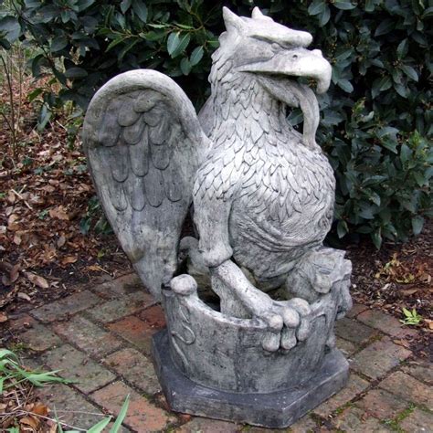 Griffin Stone Statue