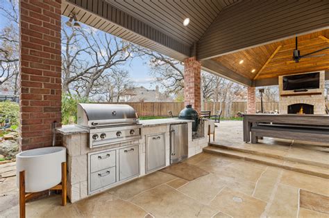 grill island materials