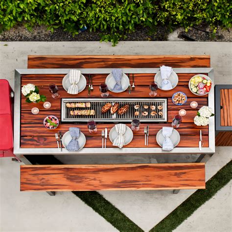 Grill Outdoor Dining Table