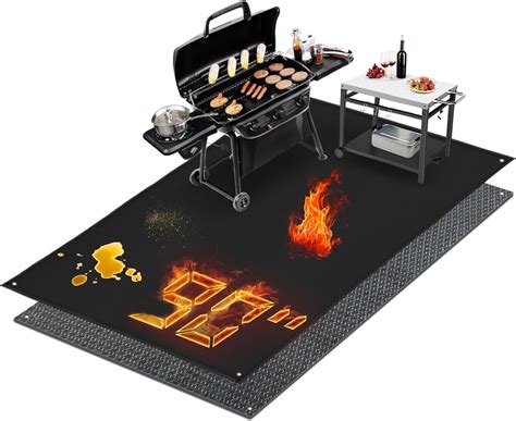 GrillTex UndertheGrill Protective Patio & Deck Mat, 27" Round