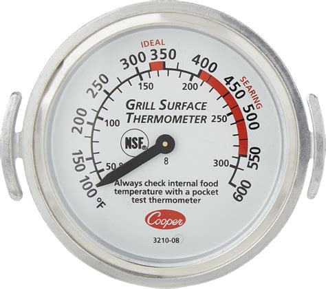 Grill Surface Thermometer Nearby