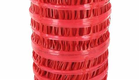 Grillage Avertisseur Rouge 20cm rouleau de 100ml (EDF