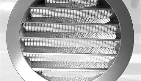 Grille de ventilation en aluminium 16RKM, ronde Ø 160 mm