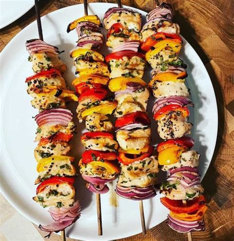 Grilled Chicken Kabobs Traeger