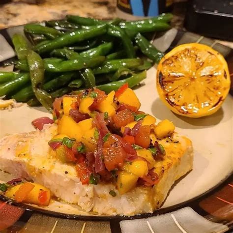Grilled Haddock With Mango Salsa