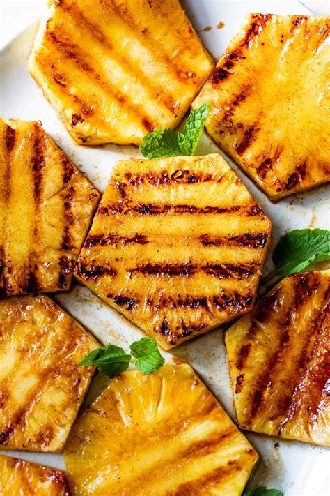 Grilled Pineapple With Alcohol