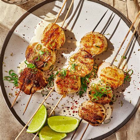 Grilled Scallops Epicurious