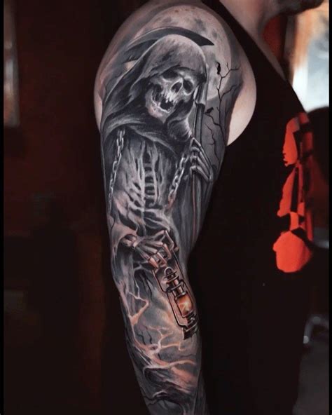 194 Powerful Grim Reaper Tattoos CreativeFan