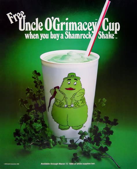 grimace shake mcdonalds 1970s