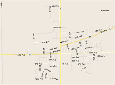Grimshaw Alberta Map