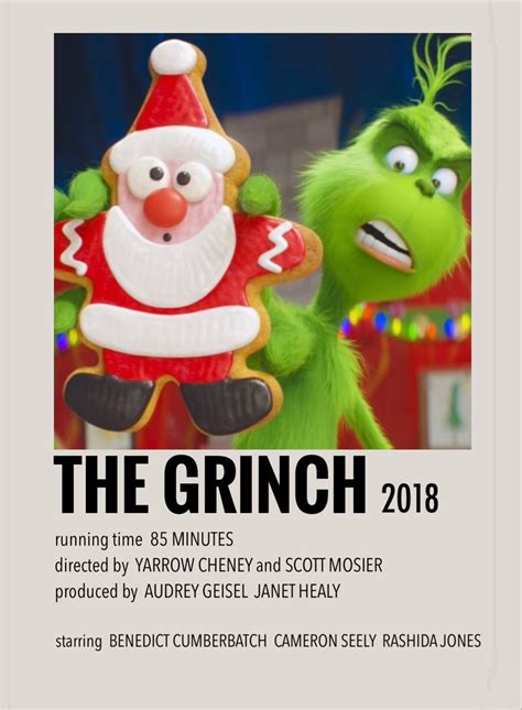 GRINCH POSTER Printable Wall Art Digital Download Movie Poster Etsy