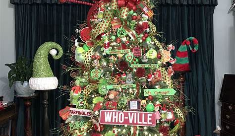 Grinch Stole Christmas Tree With Lights And Creative Decorating Ideas You'll Love