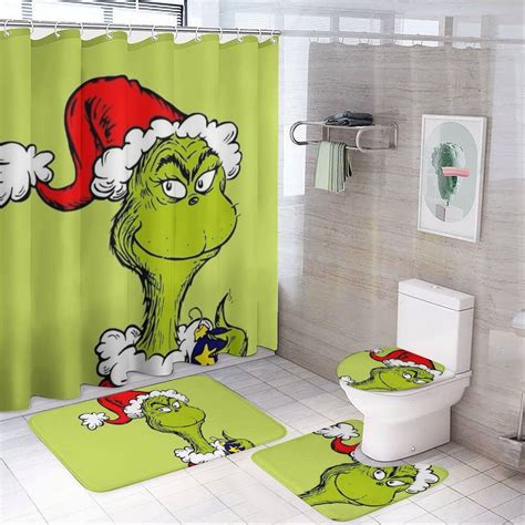 Incredible Grinch Bathroom Accessories 2023