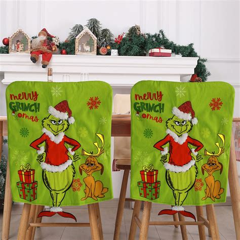 Grinch Chair Back Covers