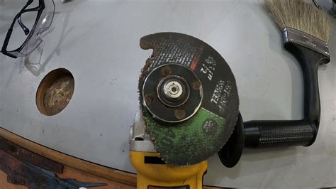 Grinding Wheel Explodes