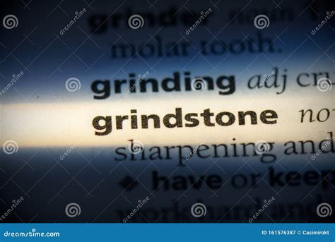 Grindstone Word Definition