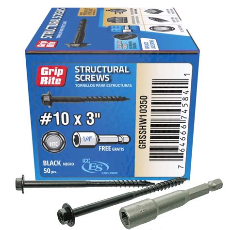 grip rite structural screws