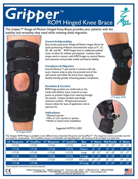 Gripper Hinged Knee