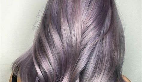 Gris Violeta Pelo Cabello Con Reflejos Reglas