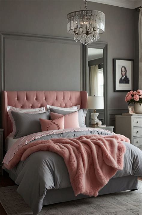 Gris Con Rosa Recamara