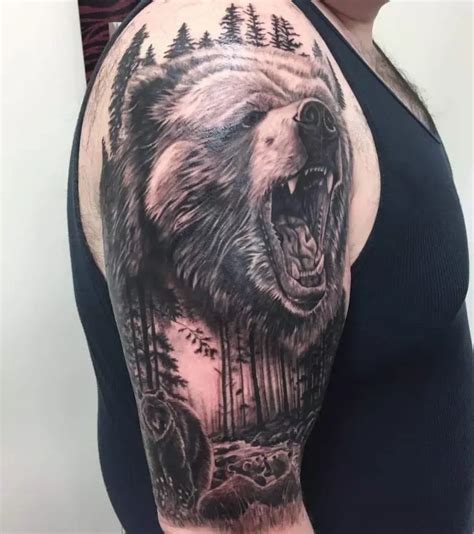 Innovative Grizzly Tattoo Designs Ideas