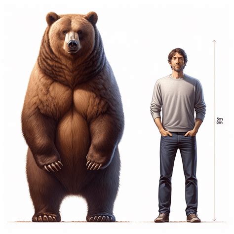 grizzly compared to human