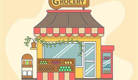 Grocery Store Clipart Front Cartoon Image Of