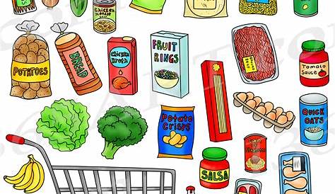 Grocery Store Items Clipart Supermarket fest WikiClipArt