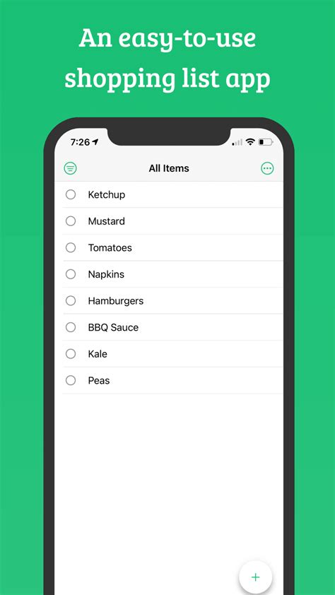 Grocery List App Shared