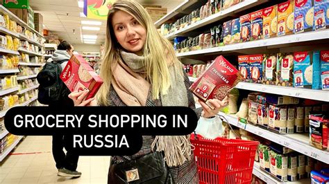 grocery shopping in russia