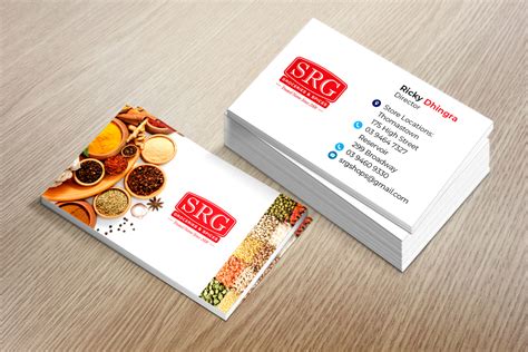Elegant, Playful, Grocery Store Business Card Design for a Company by