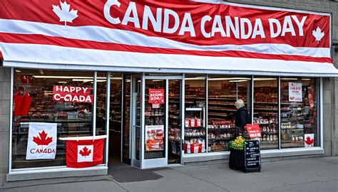 grocery stores open on canada day