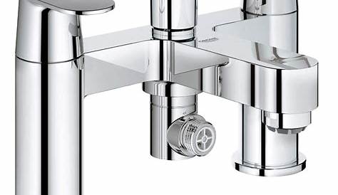 Grohe Bath Shower Mixer Taps Lineare Half Inch Deck Mounted Tap