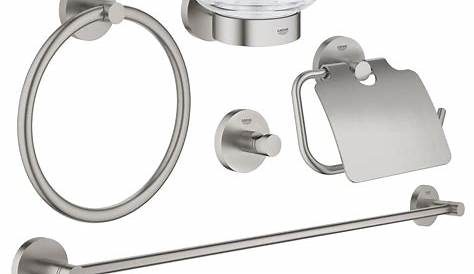 Grohe Bathroom Accessories Price List Essentials Collection Chrome