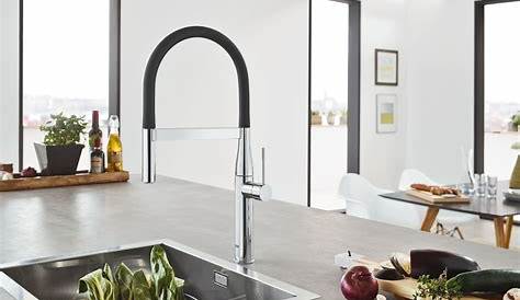 GROHE Essence Professional Pull Down Sink Mixer Tap Chrome